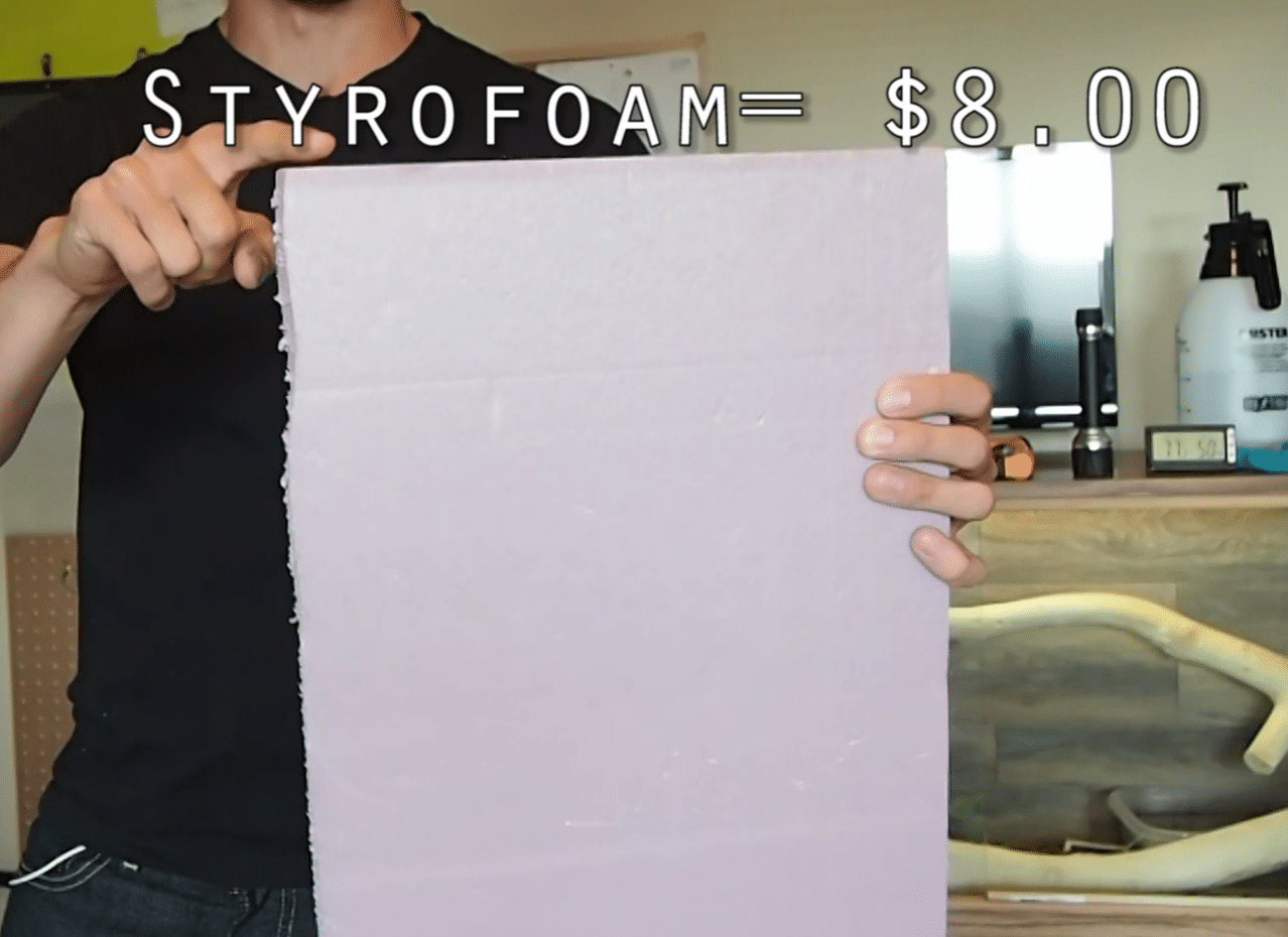 Stryofoam for reptile radiant heat panels Stryofoam for reptile radiant heat panels
