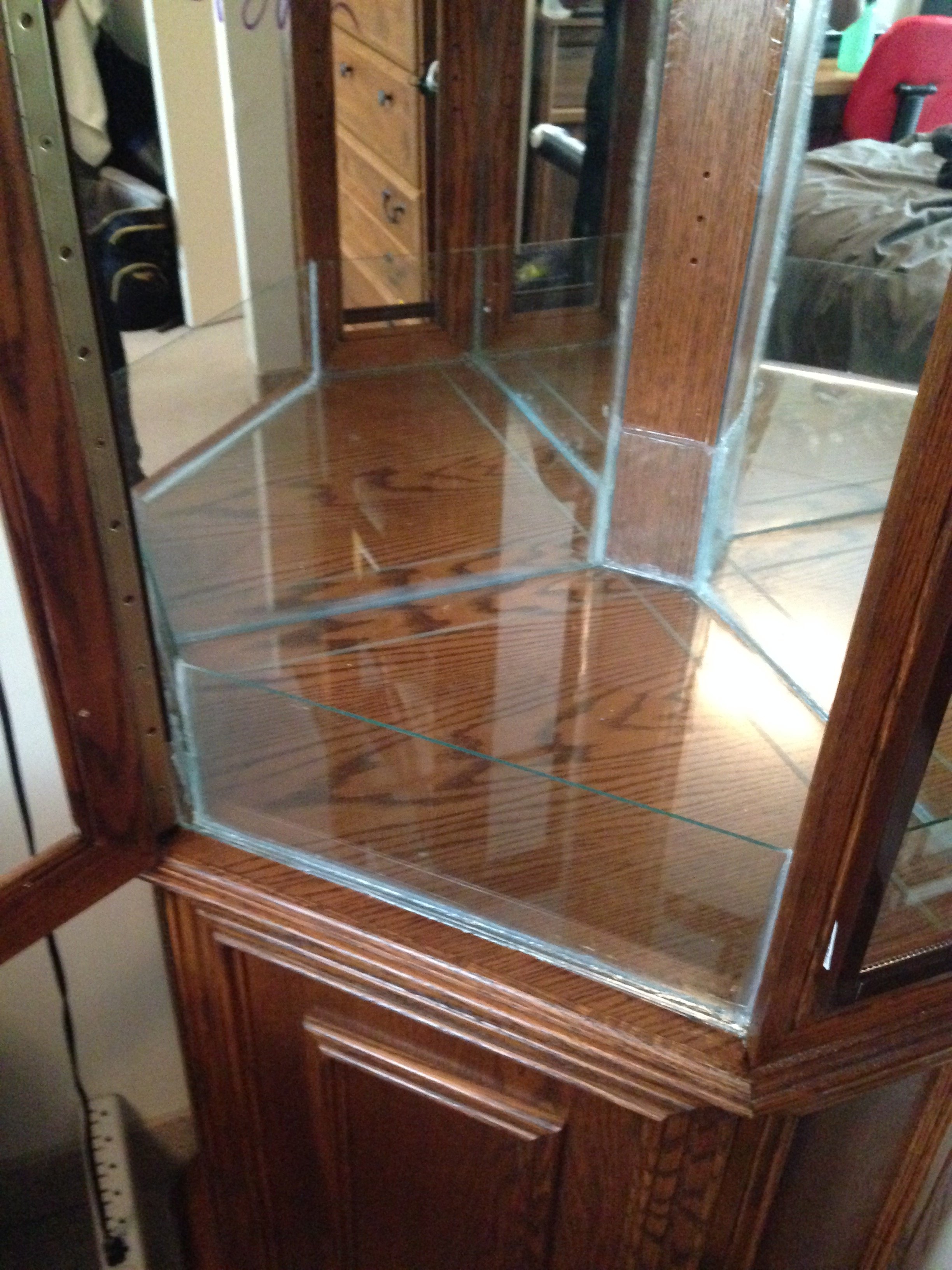 Glass plant tray Glass plant tray