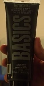 Black acrylic paint Black acrylic paint