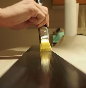 Brush on Minwax Polyurethane Brush on Minwax Polyurethane