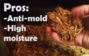 Cypress mulch for snakes