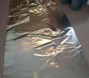 Tinfoil Strips: DIY Snake hide