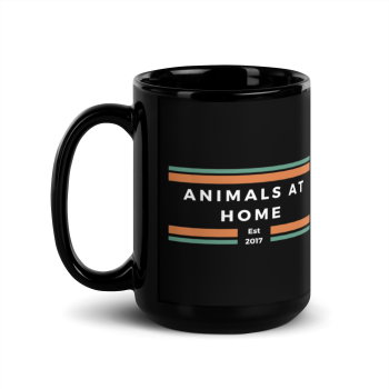 Animals at Home 15 oz. Black Mug - Image 2