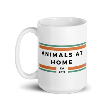 Animals at Home Mug 15 oz White - Image 2