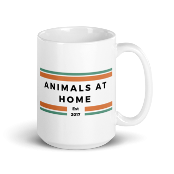 Animals at Home Mug 15 oz White